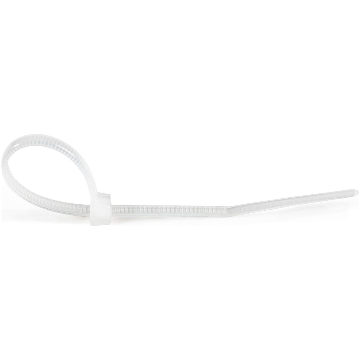 Cable Ties -white Nylon Zip Tie Wraps Ul Taa 100 Pack 4in