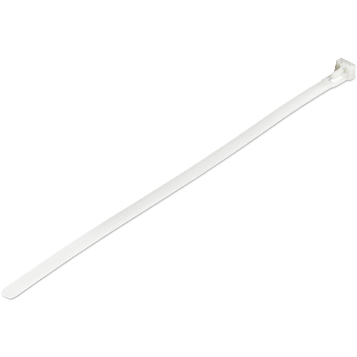 Resealable Zip Ties 10in 100 Pack
