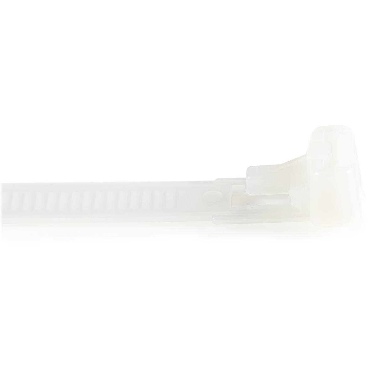 Resealable Zip Ties 10in 100 Pack