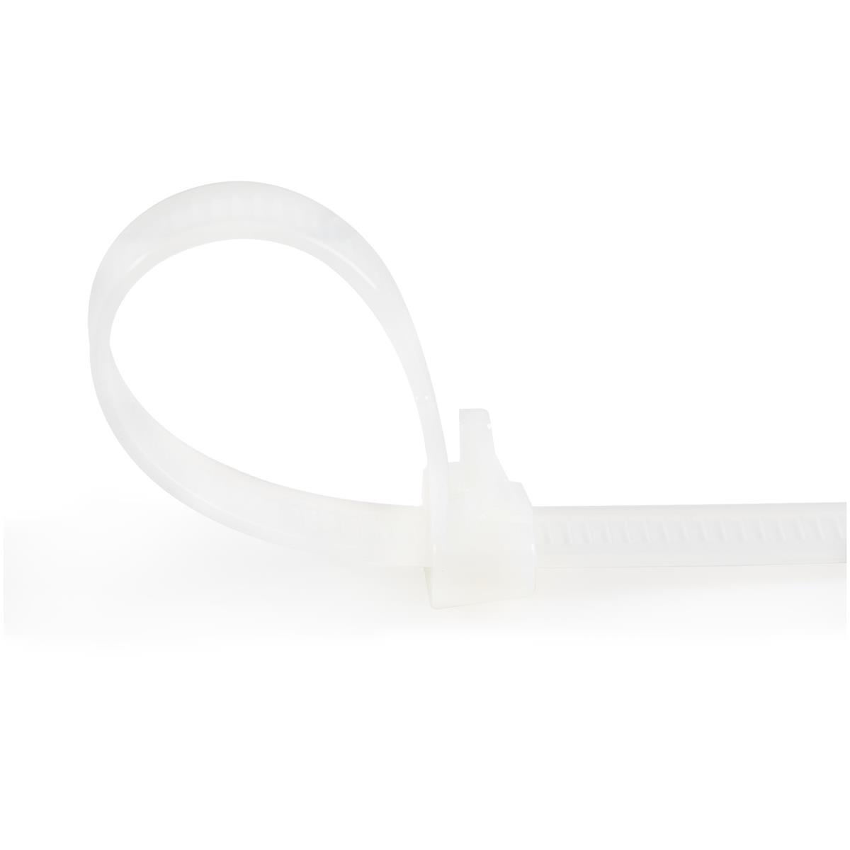 Resealable Zip Ties 8in 100 Pack