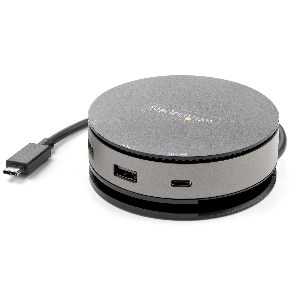 USB-c Multiport Adapter - USB Type-c 10gbps Mini Dock 4k 60hz Hdmi/DisplayPort/1080p Vga - 75w Pd Passthrough, USB Hub & Gbe