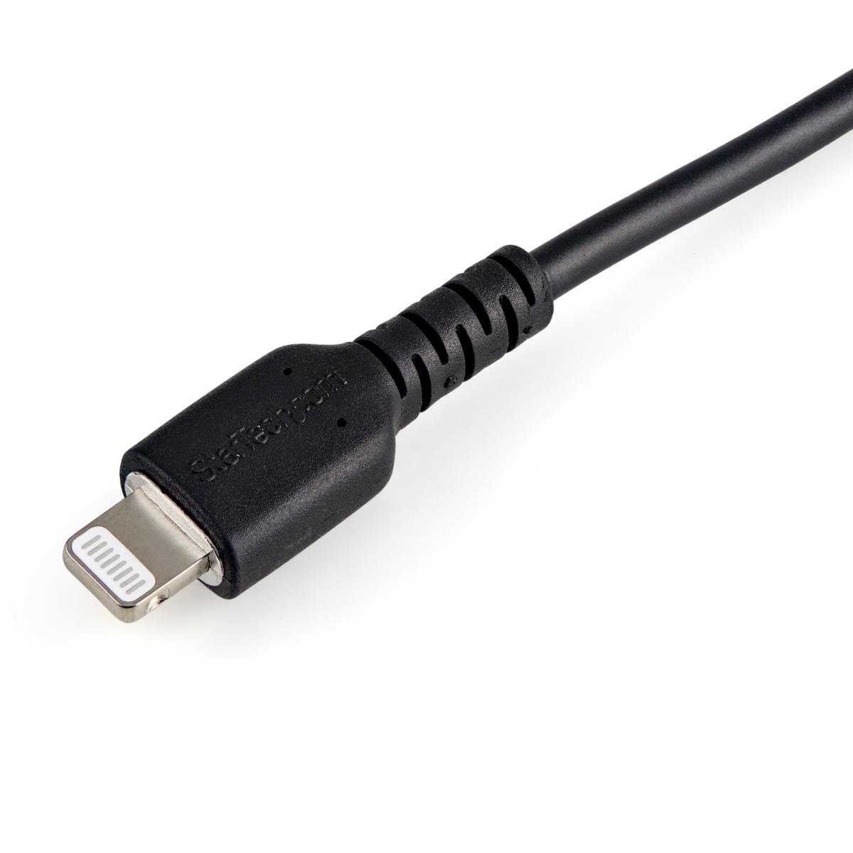 Cable USB To Lightning Mfi Certified 30cm Black