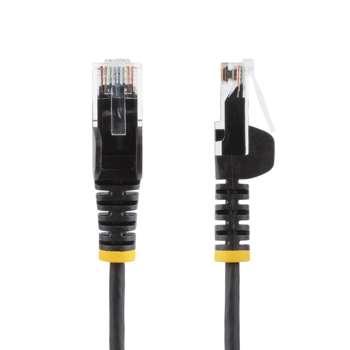 Patch Cable - CAT6 - Utp - Snagless - Slim - 1.5m - Black