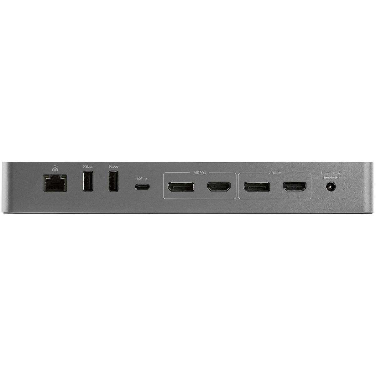 Laptop Docking Station - Thunderbolt 3 Dock W/ USB-c Host Compatibility - Dual 4k 60hz DisplayPort 1.4 Or Dual Hdmi Monitors