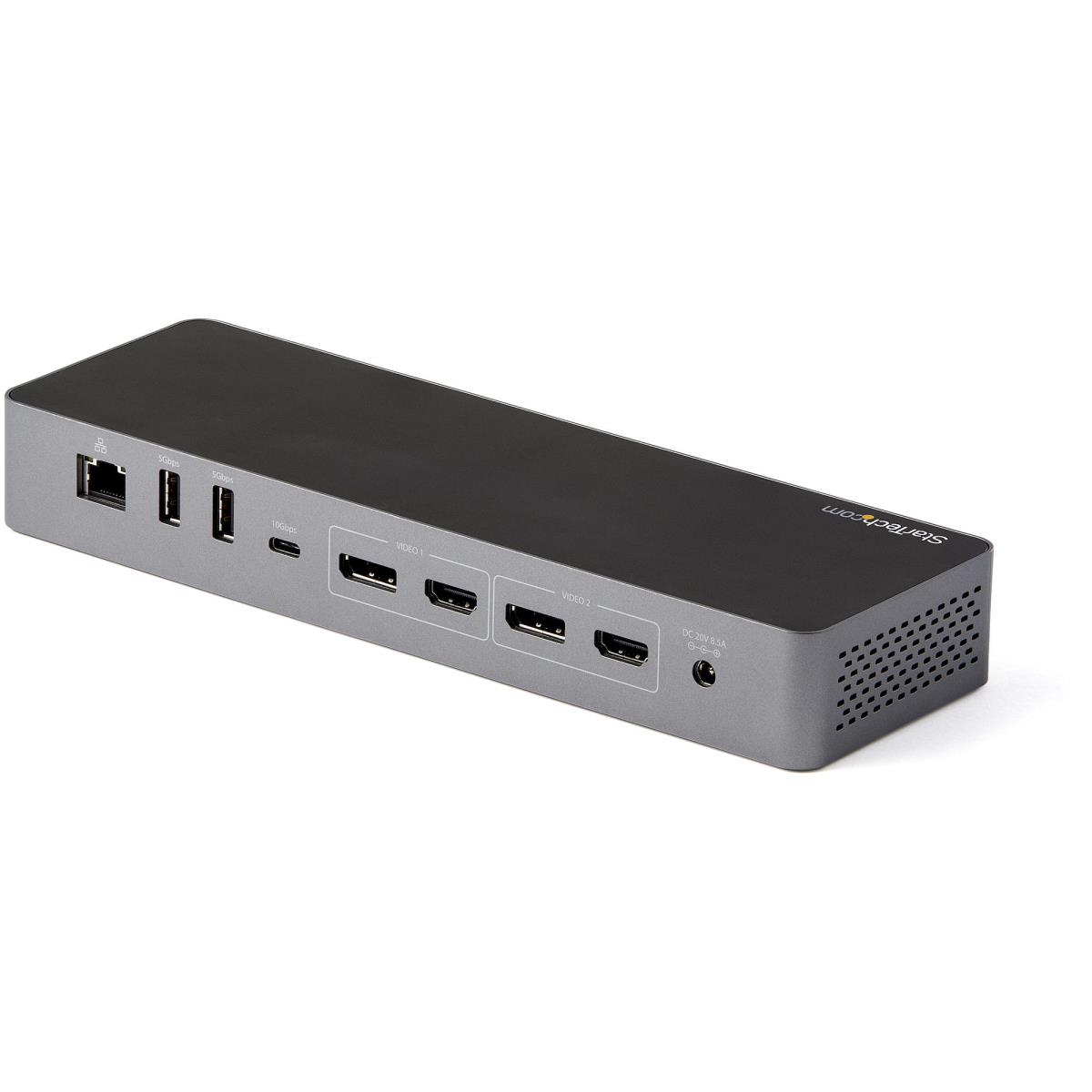 Laptop Docking Station - Thunderbolt 3 Dock W/ USB-c Host Compatibility - Dual 4k 60hz DisplayPort 1.4 Or Dual Hdmi Monitors