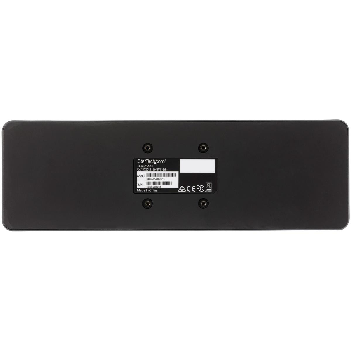 Laptop Docking Station - Thunderbolt 3 Dock W/ USB-c Host Compatibility - Dual 4k 60hz DisplayPort 1.4 Or Dual Hdmi Monitors