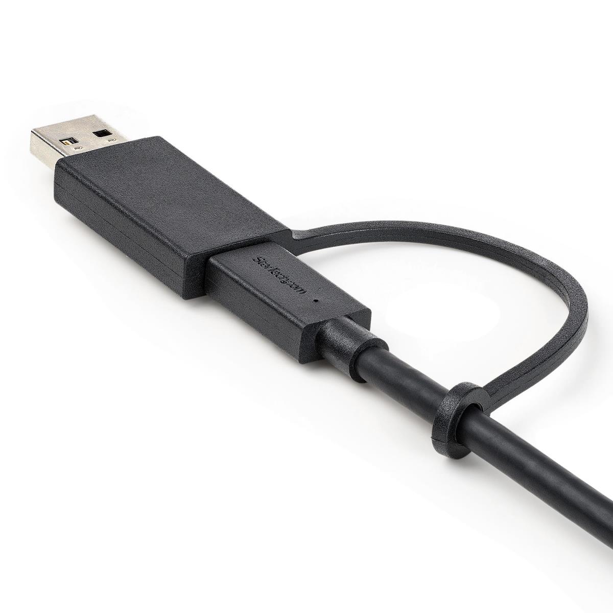USB-c Hybrid Dock Cable - USB C Cable With USB A Adapter 1m