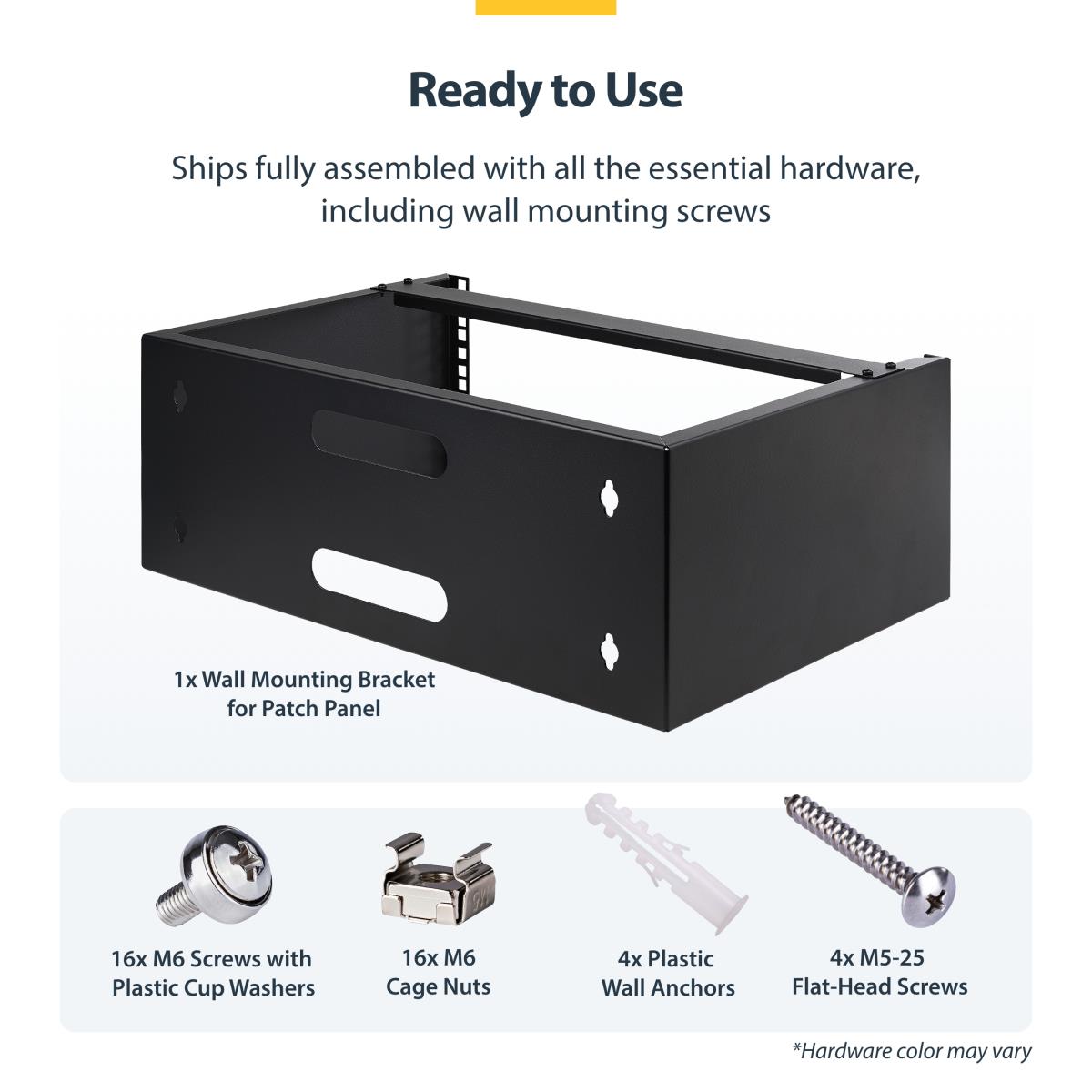 Wall Mount Rack - 4u 13.78in Deep 19in Rack For Patch Panel/ Switch