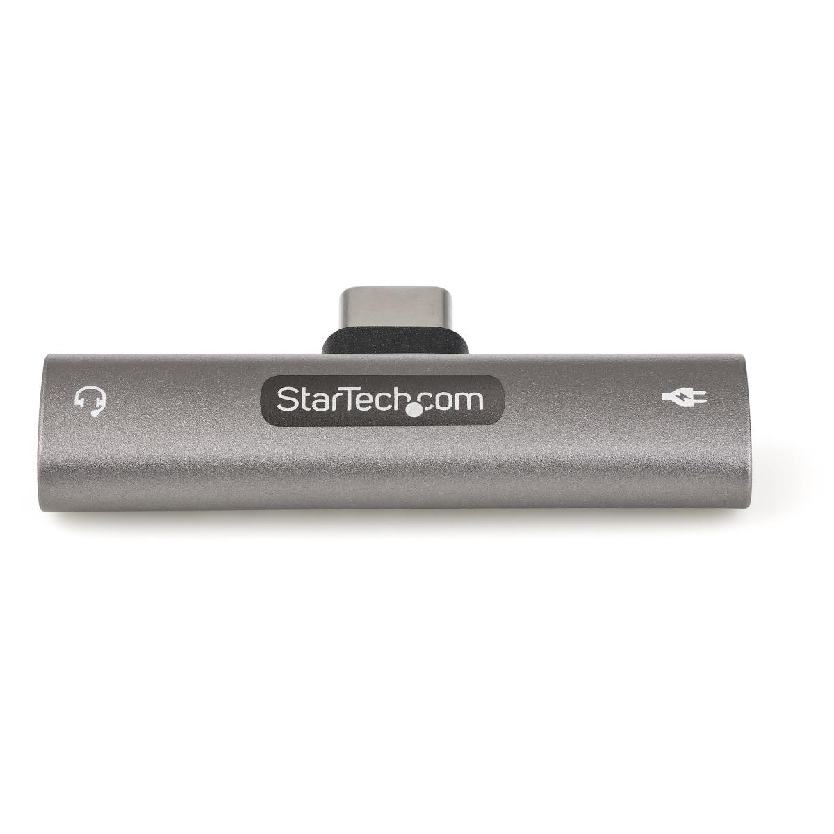 USB C Audio + Charge Adapter 3.5mm Headset Jack + Pd Charging