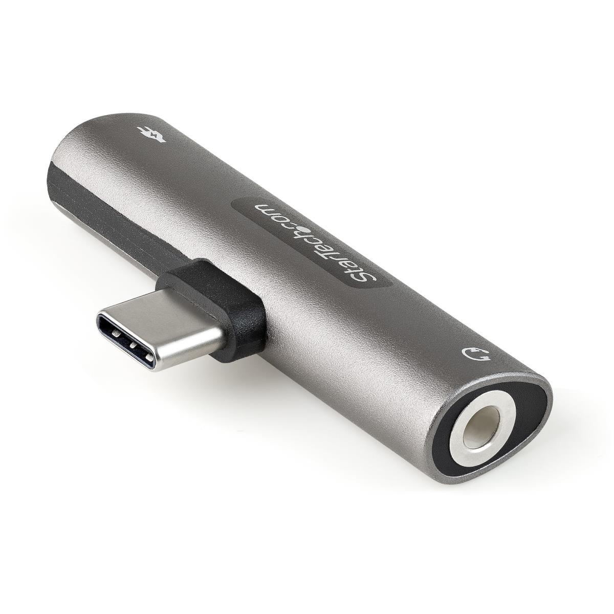 USB C Audio + Charge Adapter 3.5mm Headset Jack + Pd Charging