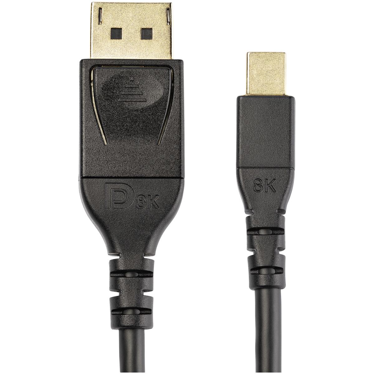 Mini DisplayPort To DisplayPort 1.4 Cable - 8k 60hz Vesa Certified Cable 1m