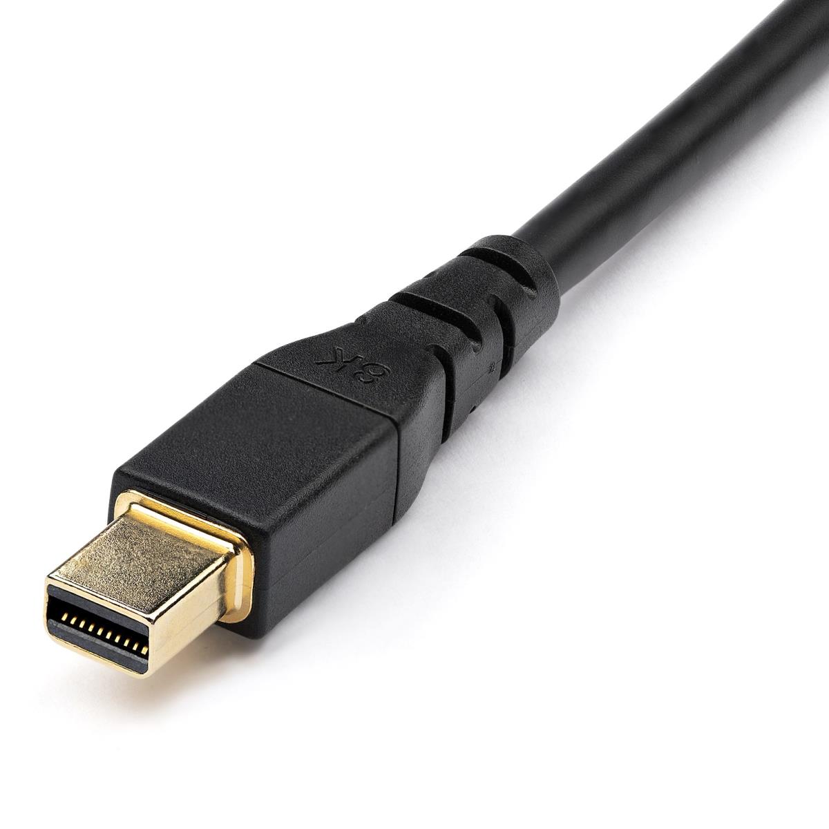 Mini DisplayPort To DisplayPort 1.4 Cable - 8k 60hz Vesa Certified Cable 1m