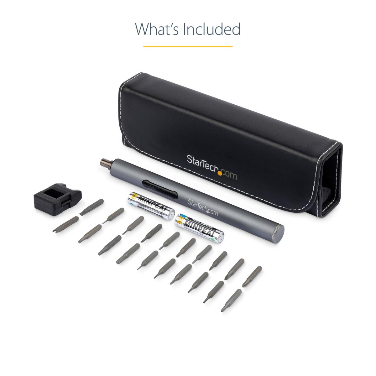 Mini Electric Precision Screwdriver Portable Powered 20-bit