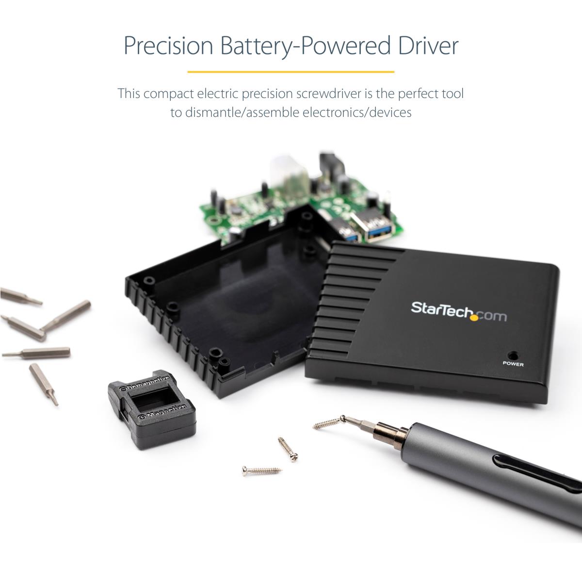 Mini Electric Precision Screwdriver Portable Powered 20-bit