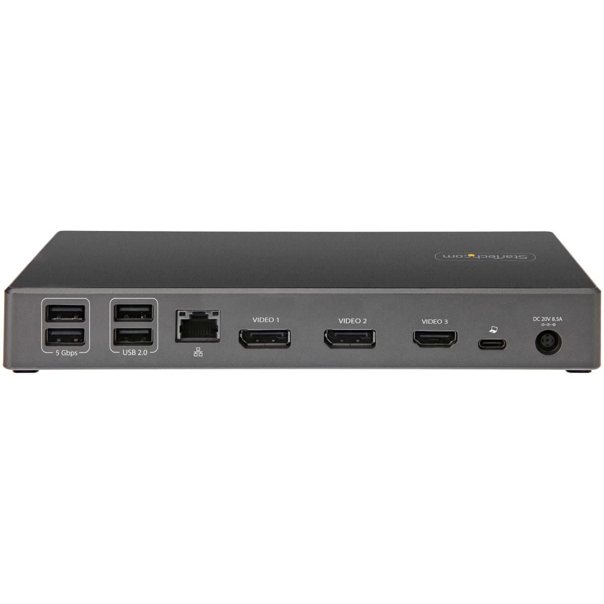 Docking Station - USB C Dock - Triple 4k Monitor - 2x Dp/hdmi - 100w Pd - 6x Downstream USB Ports