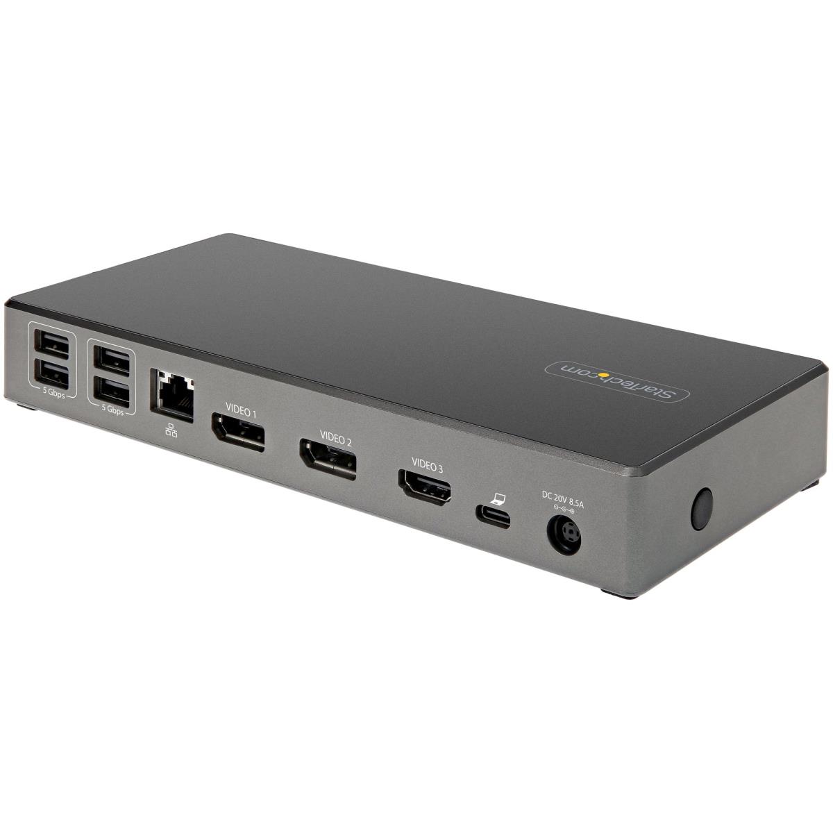 Docking Station - USB C Dock - Triple 4k Monitor - 2x Dp/hdmi - 100w Pd - 6x Downstream USB Ports