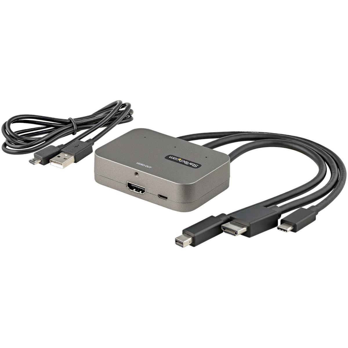 Multiport To Hdmi Adapter 3 In1 4k 60hz USB-c Hdmi Mini Dp To Hd