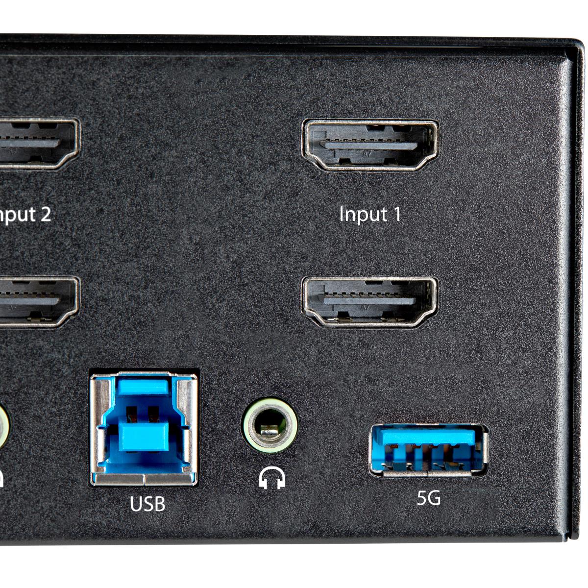 Hdmi KVM Switch - 2 Port 4k 60hz Ultra Hd