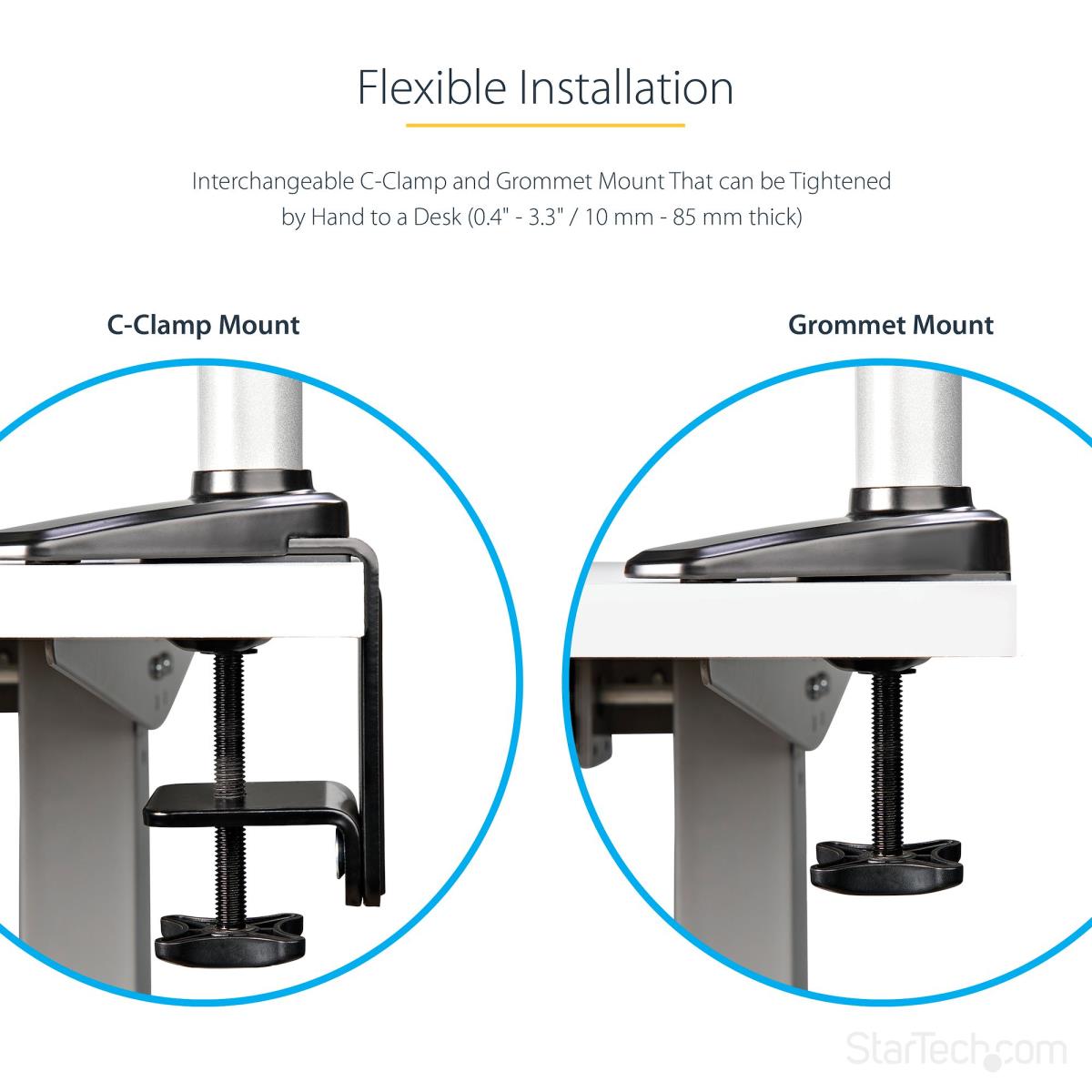 Desk Mount Laptop Arm - For Laptop Or Single 34in Monitor