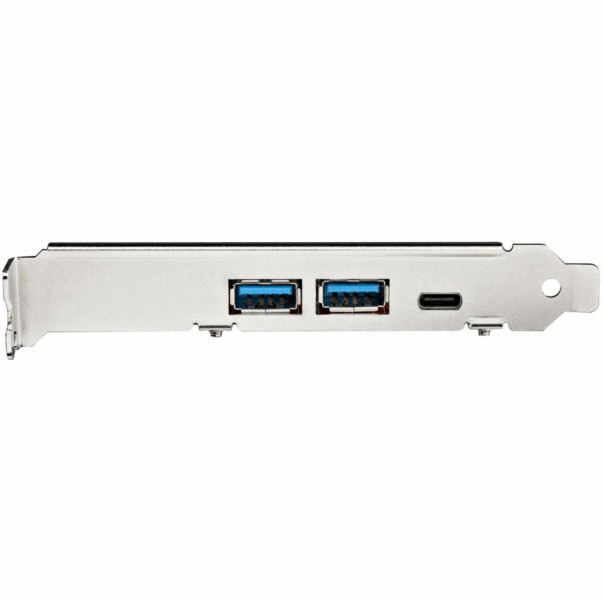 USB C Pci-e Controller Card - 5-port USB Pcie - 10gbps USB 3.1 Gen 2 Pcie Card W/ 1x USB-c & 2x USB-a - 1x 2 Port Idc