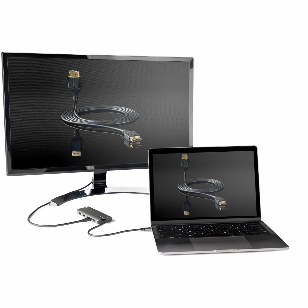 USB C Multiport Adapter 4k 60hz Hdmi Or Mdp - 100 Pd Passthrough