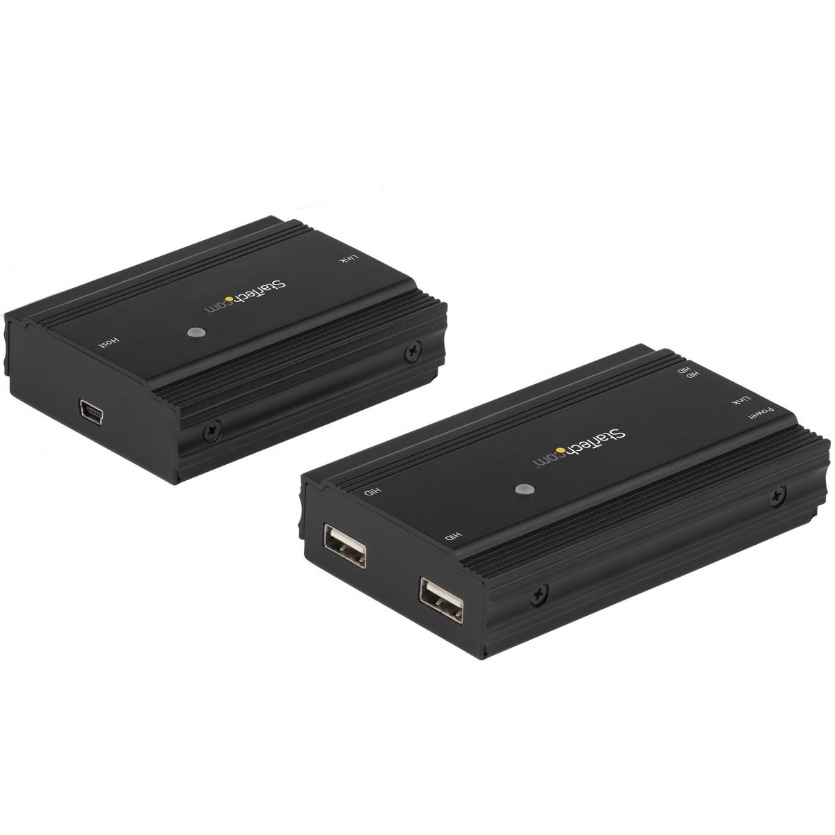 USB Extender Hub Adapter Kit - 4-port USB 2.0 Extender Hub Over Single Cat5e/CAT6 Ethernet Cable (rj45) - 330ft (100m)