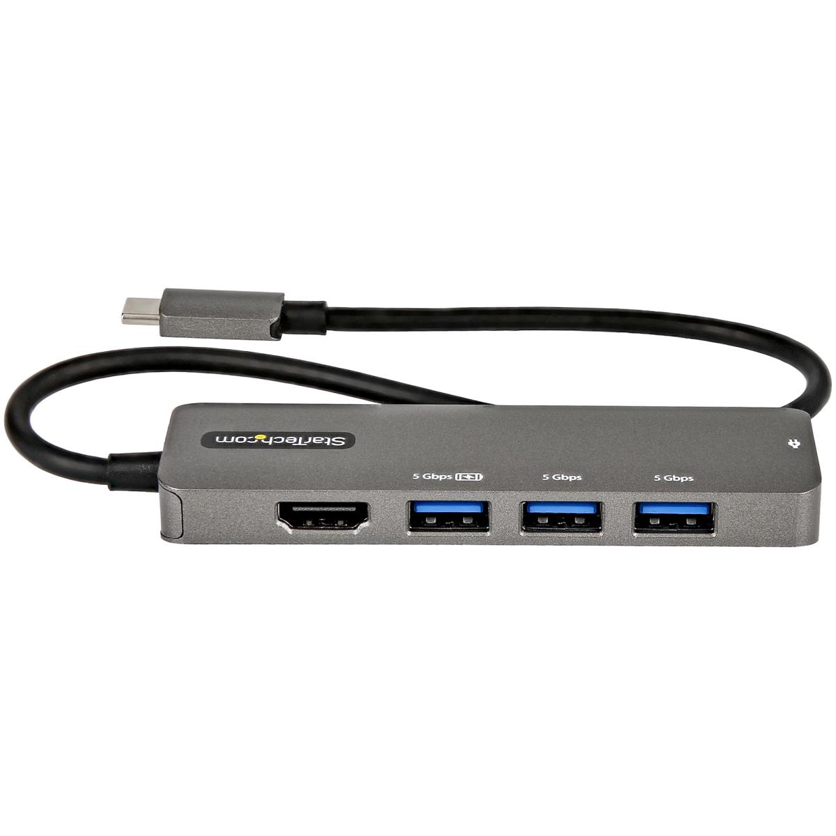 USB C Multiport Adapter Hdmi 4k 60hz/100w Pd/4xUSB