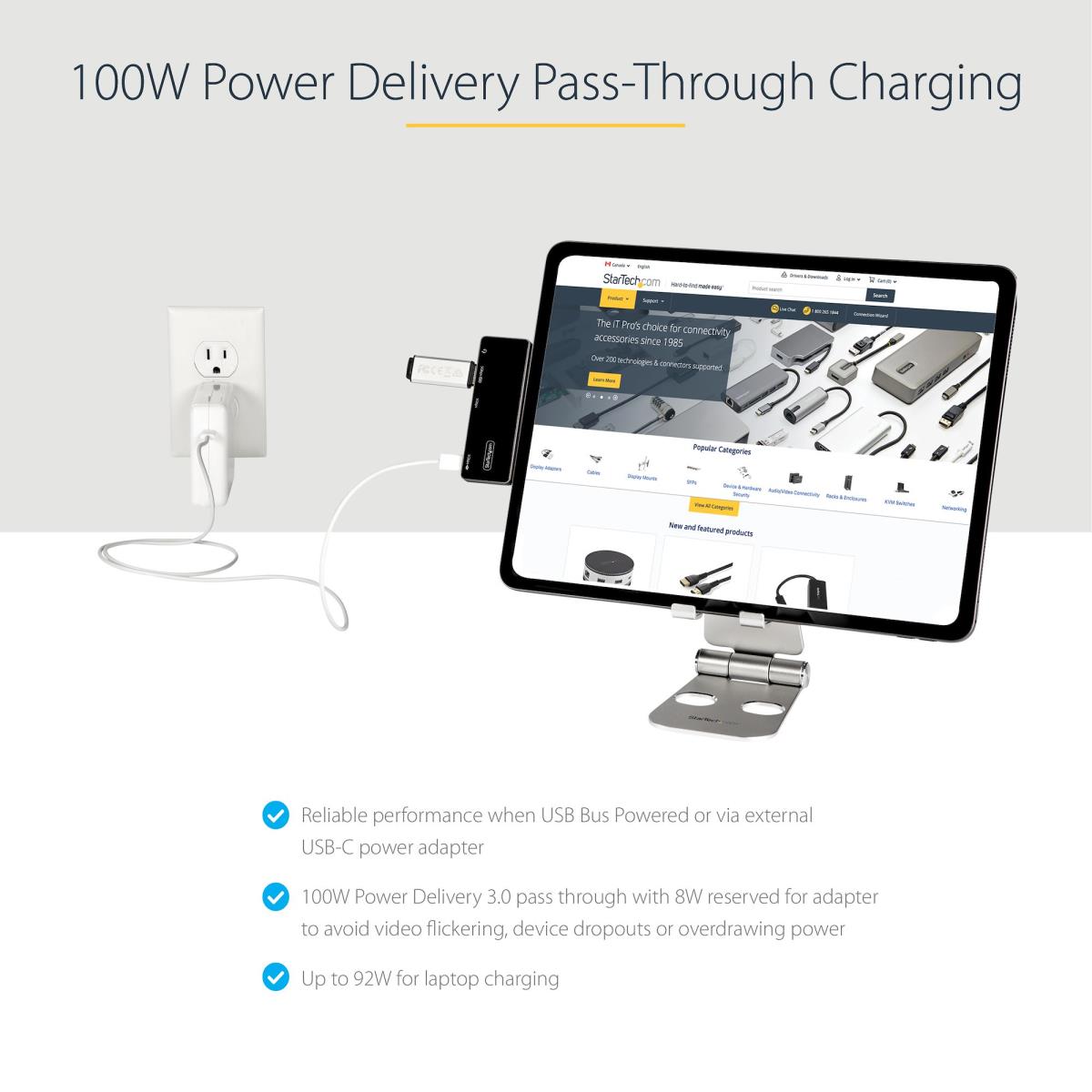 USB C Multiport Adapter - USB-c To 4k 60hz Hdmi 2.0, - 3-port USB 3.0 Hub, Audio - USB-c Mini Dock