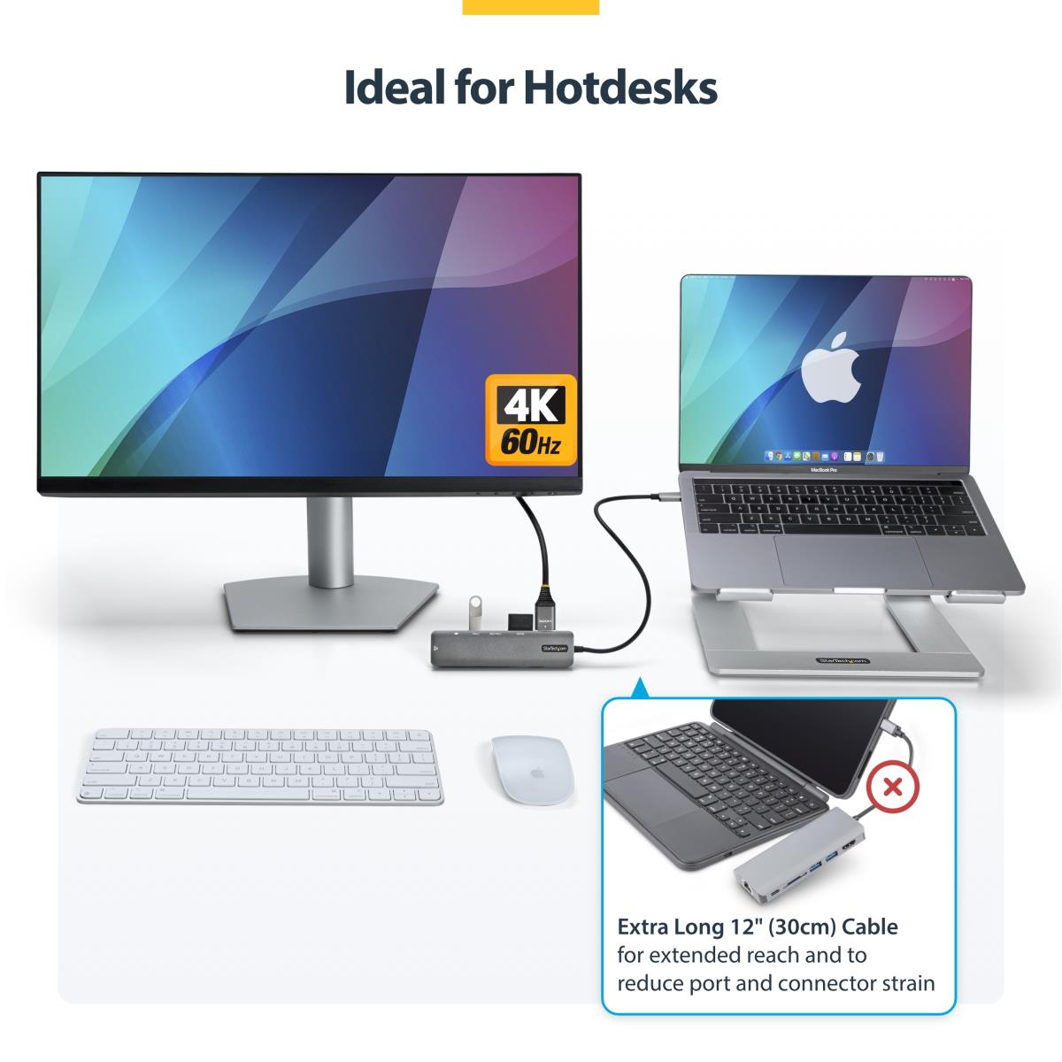 USB-c Multiport Adapter 4k 60hz Hdmi 2.0 - 100w Pd Passthrough