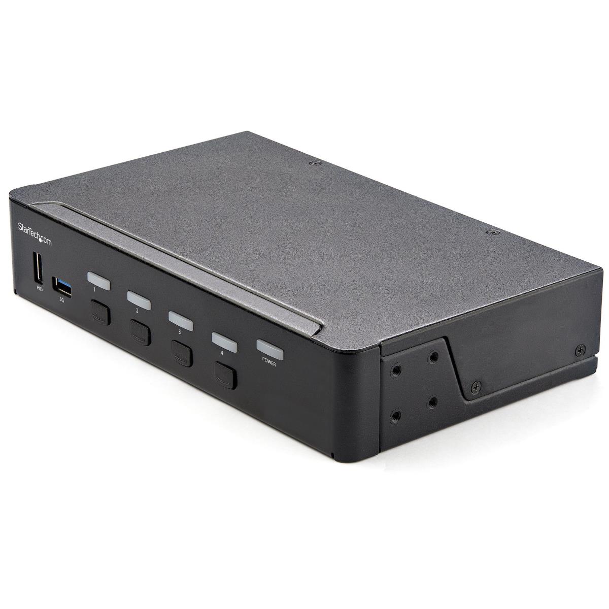 KVM Switch - 4 Port Hdmi Single Monitor 4k 60hz Ultra Hd Hdr, Desktop Hdmi 2.0 KVM Switc