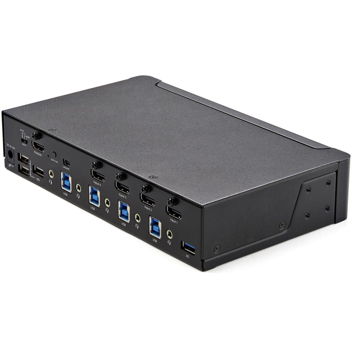 KVM Switch - 4 Port Hdmi Single Monitor 4k 60hz Ultra Hd Hdr, Desktop Hdmi 2.0 KVM Switc