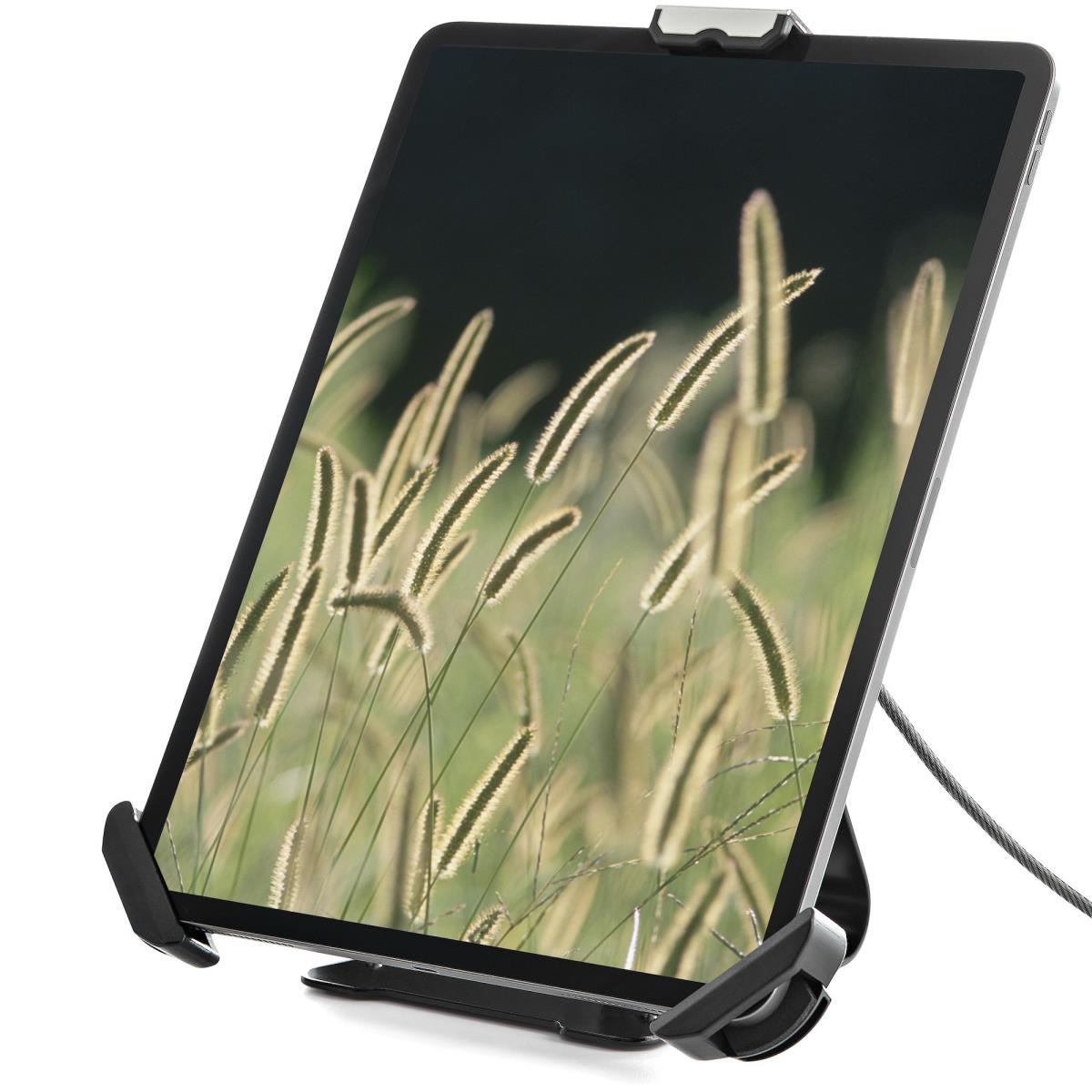 Secure Tablet Stand W/ K-slot Cable Lock - For 7.9-13in Tablet