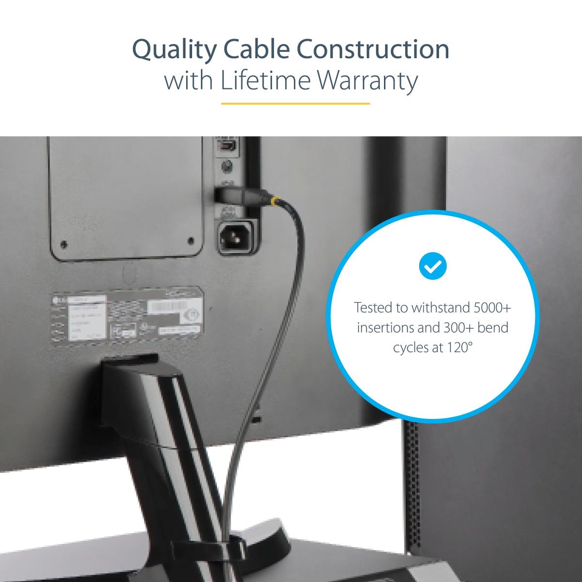 DisplayPort To DisplayPort Cable - M/ M - Vesa Certified DisplayPort 1.4 Cable - 8k 60hz Hdr10 - 4m