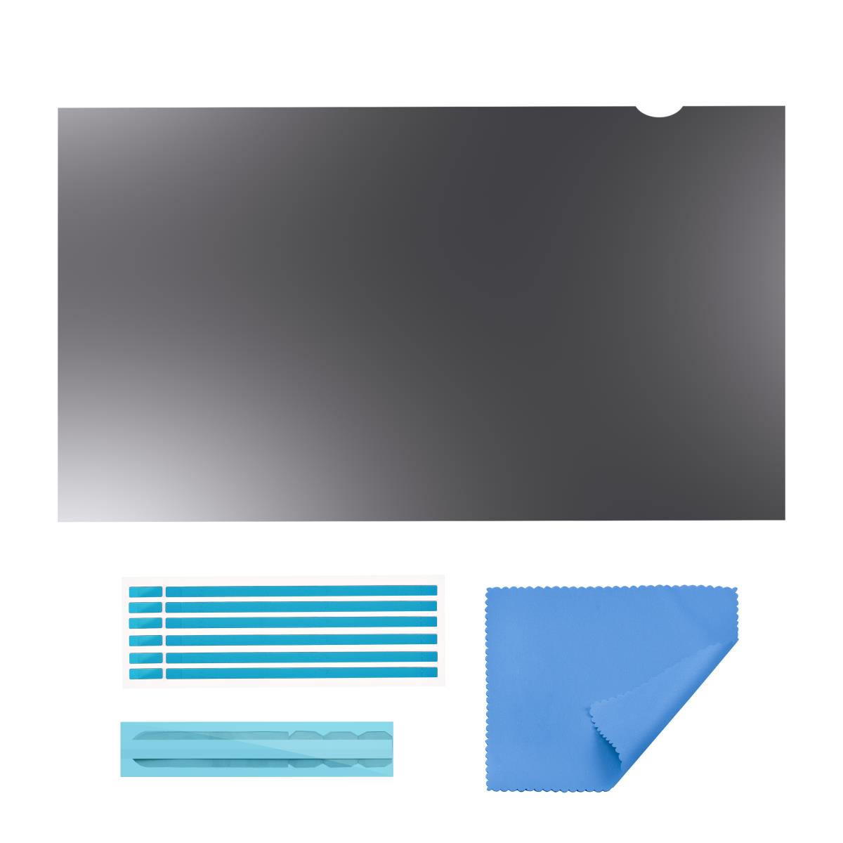 Monitor Privacy Screen 24in - Blue Light Reducing Screen Protector Film - 16:9 Widescreen - Matte/ Glossy