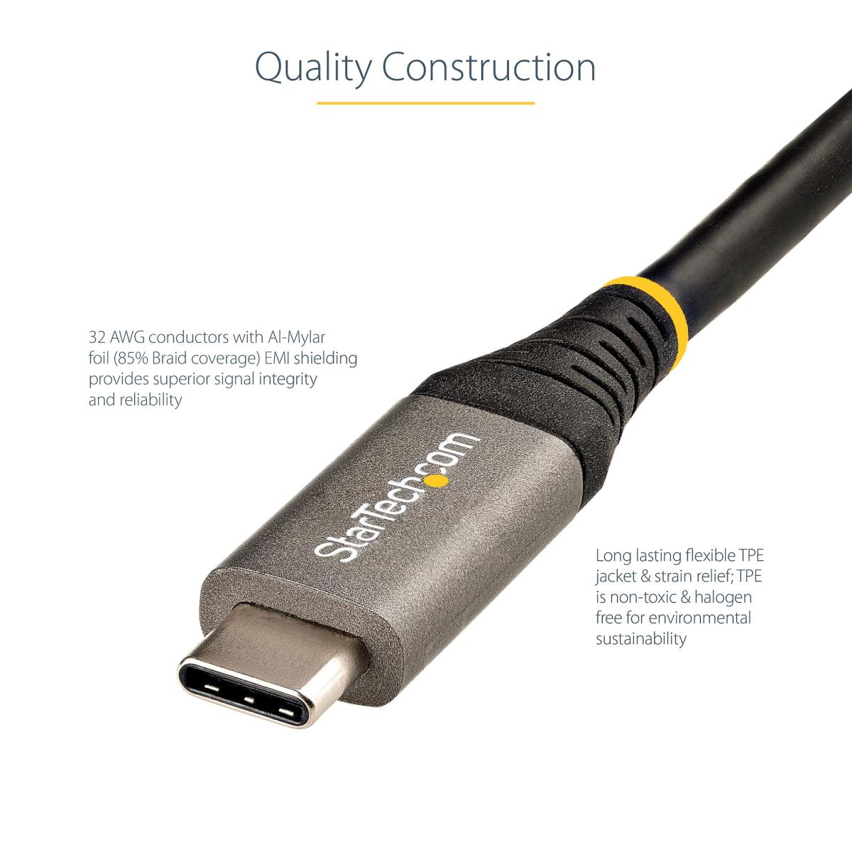 USB C Cable 10gbps-USB 3.1/3.2 Gen 2 100w (5a) 50cm