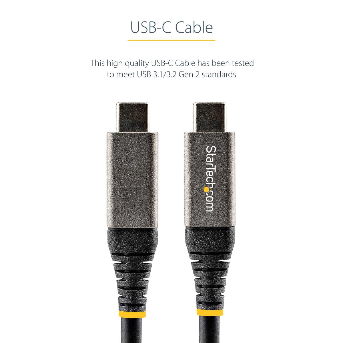USB C Cable 10gbps-USB 3.1/3.2 Gen 2 100w (5a) 50cm