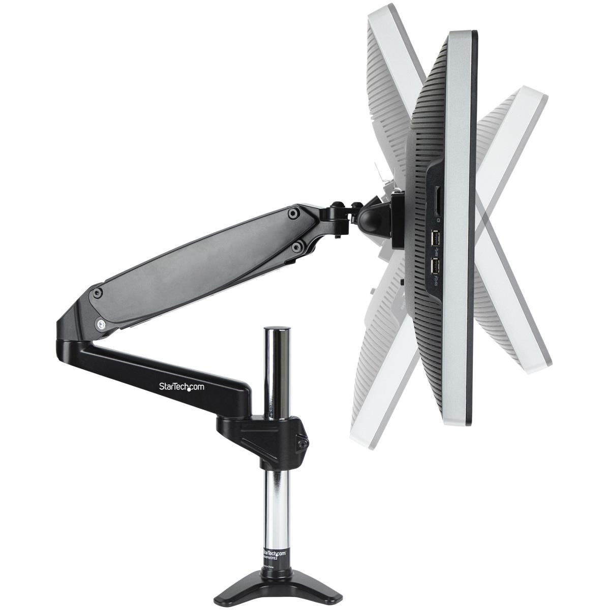 Desk Mount Monitor Arm Full Motion  Height Adjustable