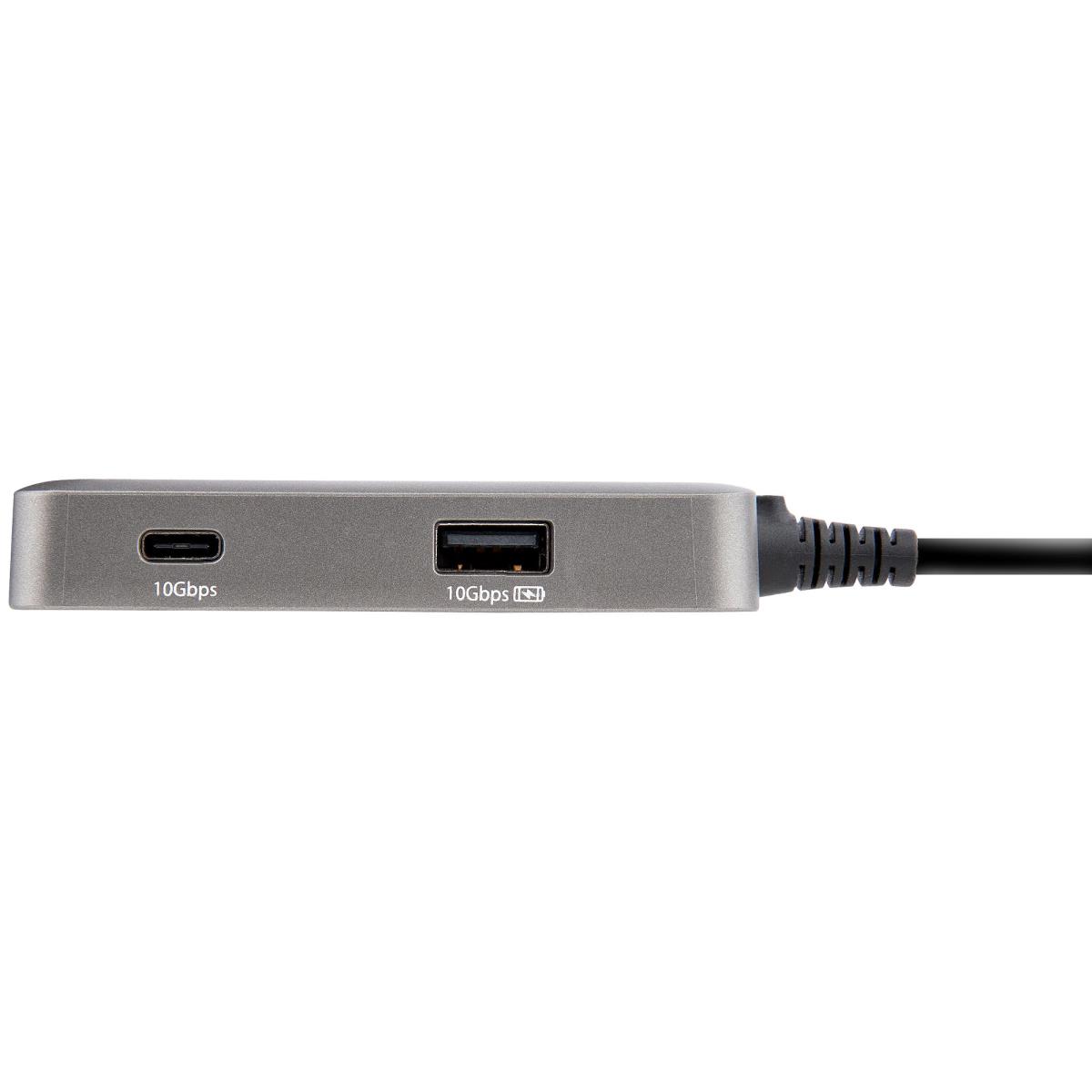 USB C Multiport Adapter - USB-c To 4k 60hz Hdmi 2.0 100w Power Delivery Pass-through - 3-port 10gbps