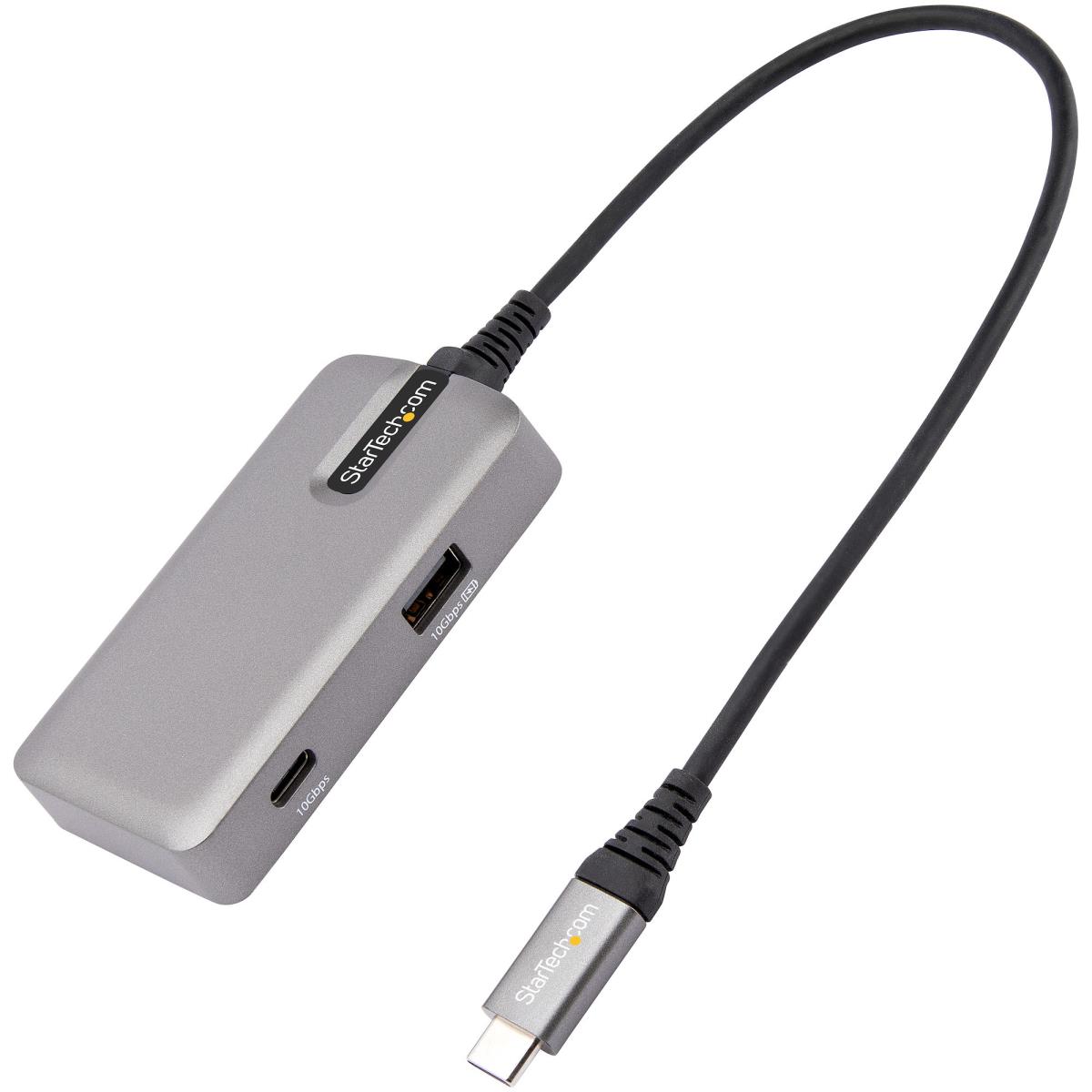 USB C Multiport Adapter - USB-c To 4k 60hz Hdmi 2.0 100w Power Delivery Pass-through - 3-port 10gbps