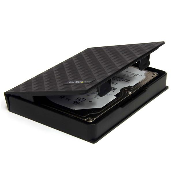 Anti-static Hard Drive Protector Case 2.5in - Black 3-pk