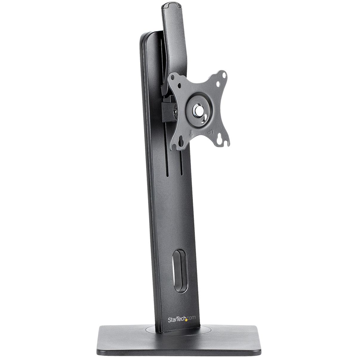 Free Standing Single Monitor Mount - Height Adjustable Monitor Stand