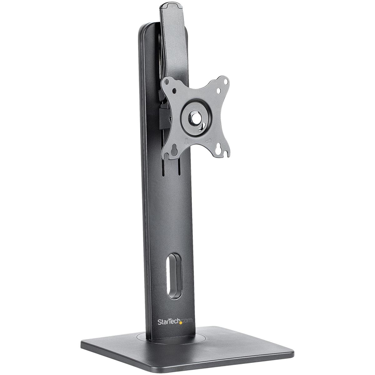 Free Standing Single Monitor Mount - Height Adjustable Monitor Stand