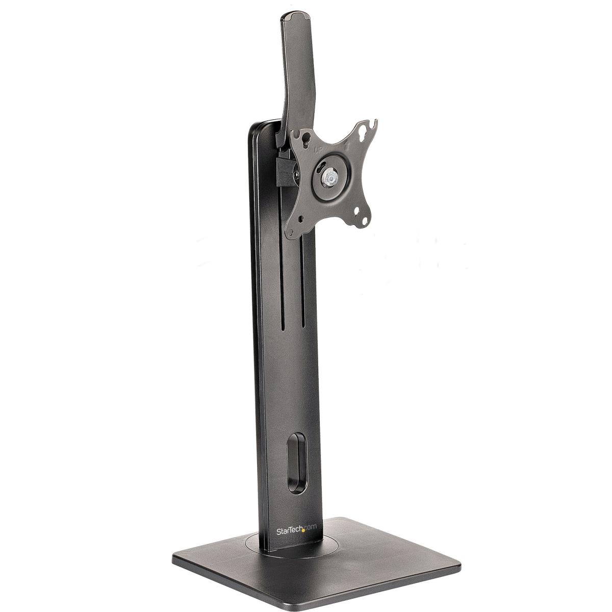 Free Standing Single Monitor Mount - Height Adjustable Monitor Stand