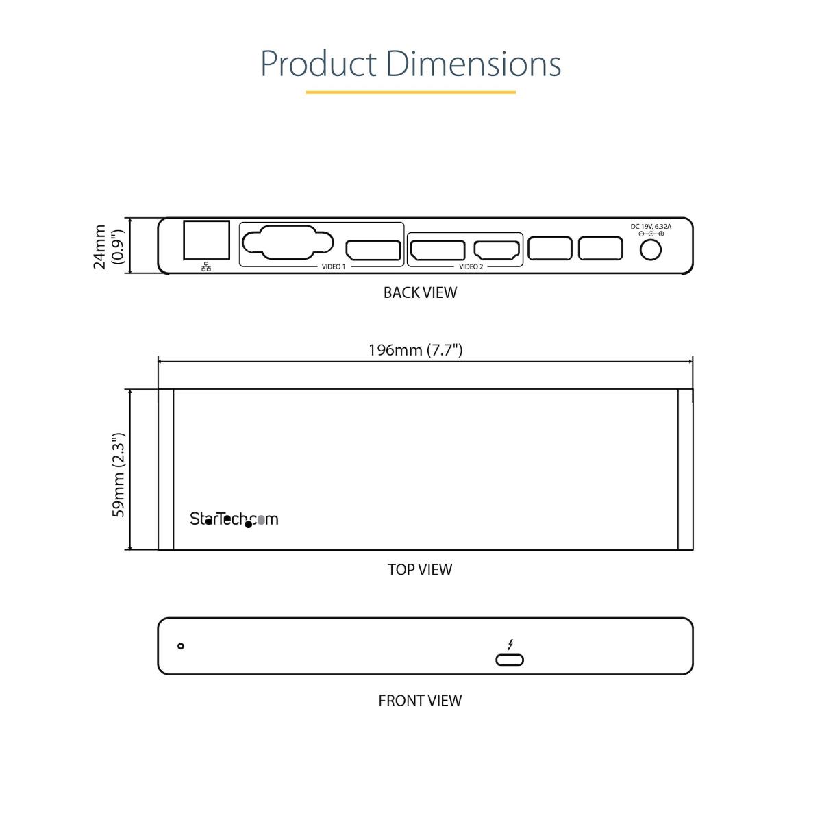Dock - Thunderbolt 3 Dual 4k 60hz