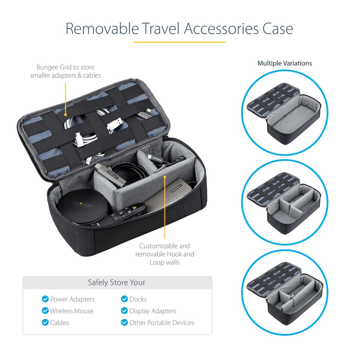 Laptop Backpack - 15.6in - With Removable Accessory Organizer Case