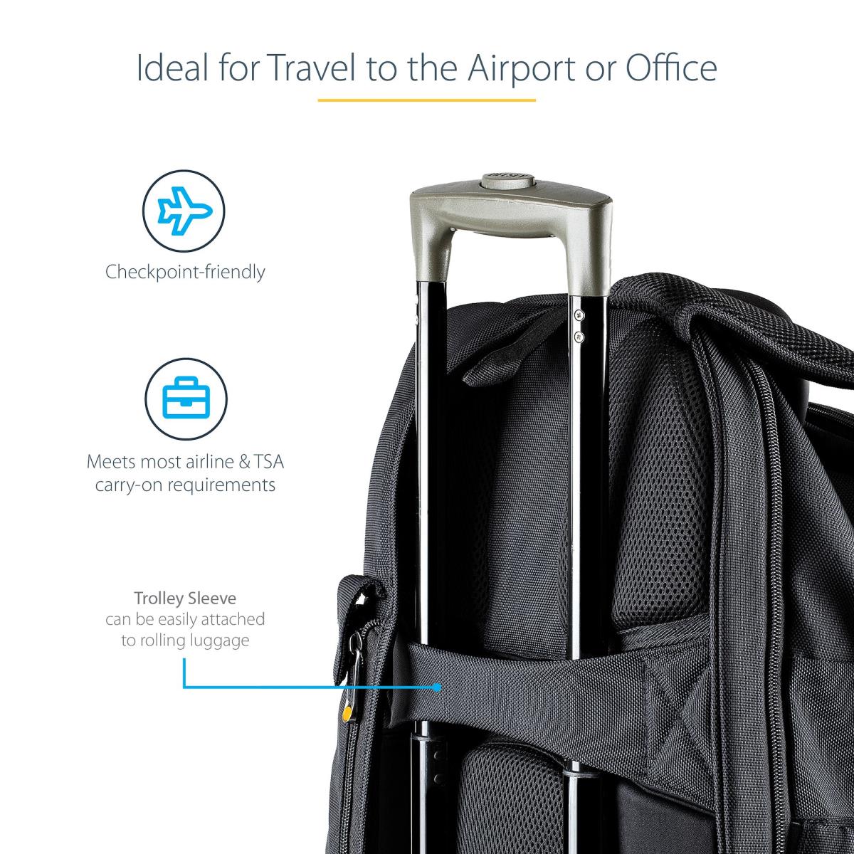 Laptop Backpack - 15.6in - With Removable Accessory Organizer Case