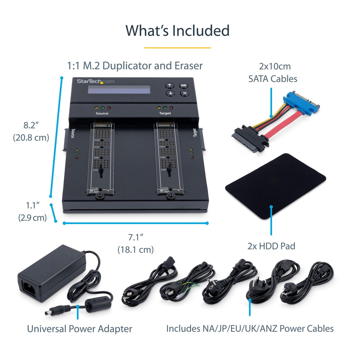 Standalone M.2 SATA M.2 Nvme Duplicator And Eraser - HDD/SSD
