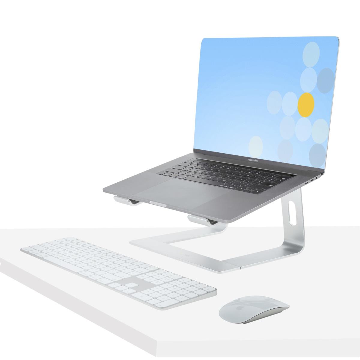 Laptop Stand For Desk, Supports 5kg/11lb, Aluminum, Silver