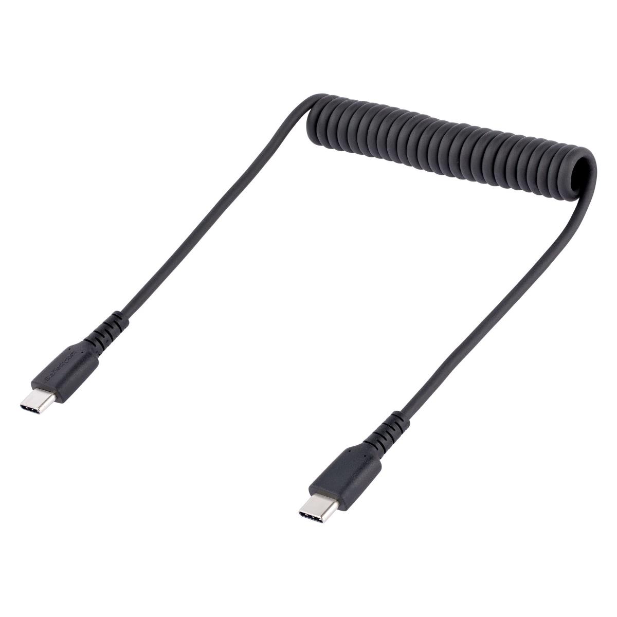 USB C Charging Cable Coiled M/m 50cm