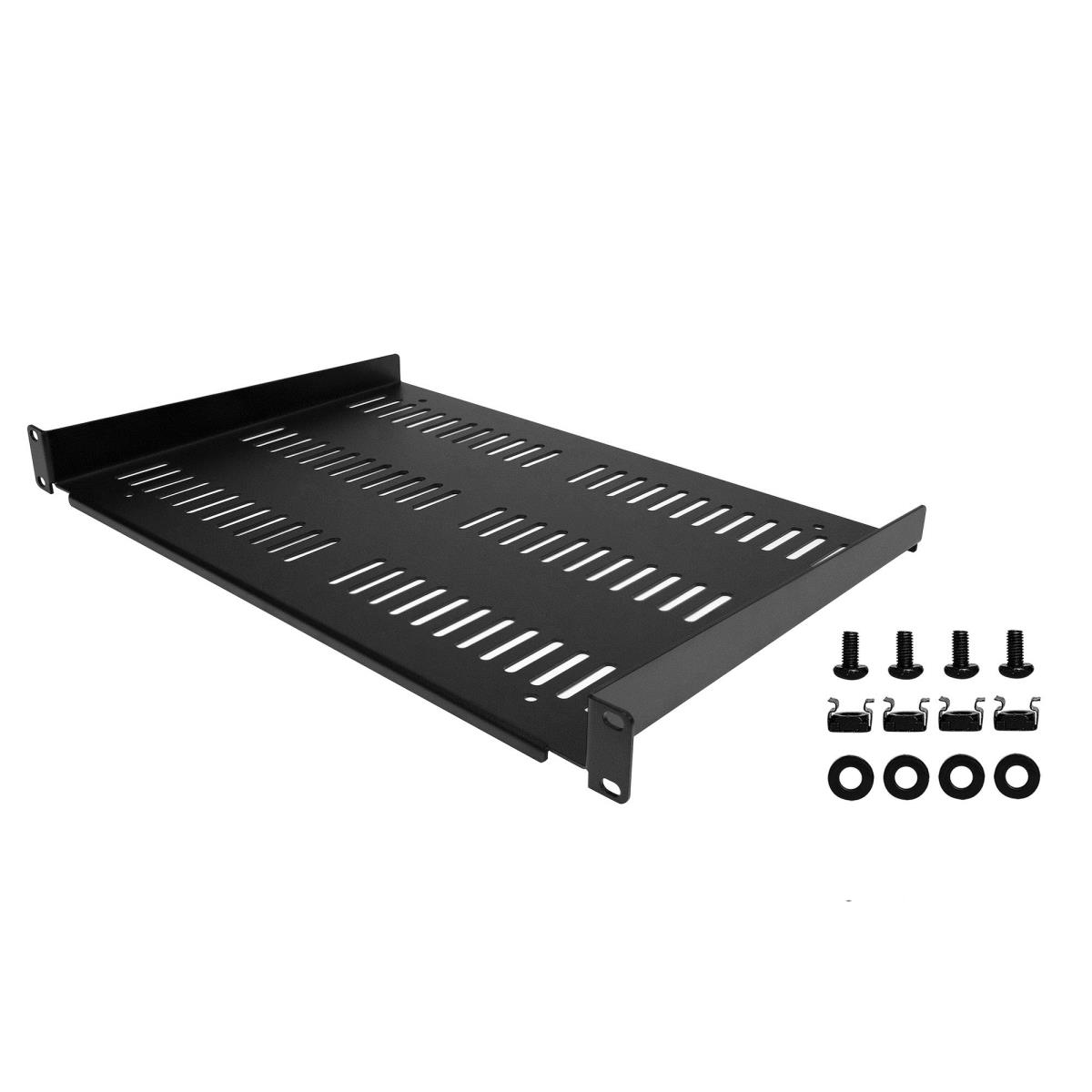 Vented Server Rack Cabinet Shelf 1u 12in